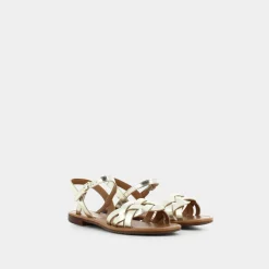 GEOX Sandali^D35Lxb000Cfc2012 Sozy Platino - Sandali Oro