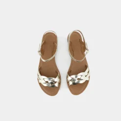 GEOX Sandali^D35Lxb000Cfc2012 Sozy Platino - Sandali Oro