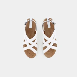 GEOX Sandali^D35Nnb05402C1000 Dandra Sandali Bianco