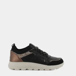 GEOX Sneakers^D26Nuc00085C9876 Spherica Black/Off White - Sneakers Bianco