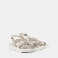 GEOX Sandali^D15Pad022Rych6A5 Xand Taupe - Sandali Beige