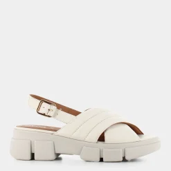 GEOX Sandali^D35Psa00085C1002 Lisbona Latte - Sandali Beige