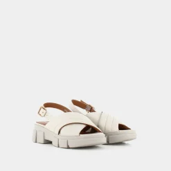 GEOX Sandali^D35Psa00085C1002 Lisbona Latte - Sandali Beige