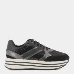 GEOX Sneakers^D16Qhb0N922C9999 Kency Black - Sneakers Nero