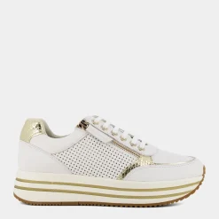 GEOX Sneakers^D35Qhe085Kyc1327 Kency /Platino - Sneakers Bianco