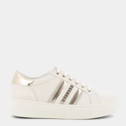 GEOX Sneakers^D25Qxe085Bnc1Q2L Skyely Off White/Lt Gold - Sneakers Bianco