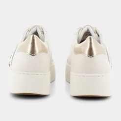 GEOX Sneakers^D25Qxe085Bnc1Q2L Skyely Off White/Lt Gold - Sneakers Bianco