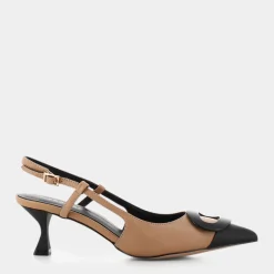 APEPAZZA Chanel^Dressy03 - Cognac/Nero - Chanel Marrone
