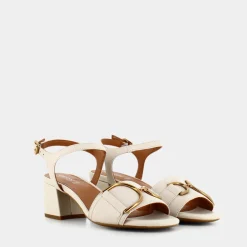 GEOX Sandali^D35Rnb000Tuc1002 New Eraklia Latte - Sandali Beige