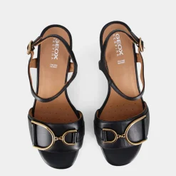 GEOX Sandali^D35Rnb000Tuc9999 New Eraklia Sandali Nero