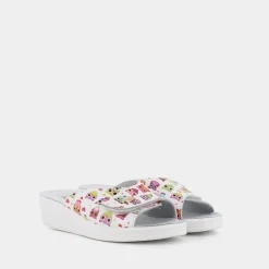 DUNE VERDI Ciabatte^Du-E24D-01 Gufi Multicolor - Ciabatte Bianco