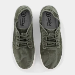 NATURAL WORLD Stringate^6602E Basket Kaki - Stringate Verde