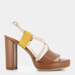 NERO GIARDINI Sandali^E307542D Cognac - Sandali Marrone