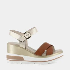 NERO GIARDINI Sandali^E218737D Cognac - Sandali Marrone