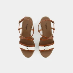 NERO GIARDINI Sandali^E307701D Cognac - Sandali Marrone