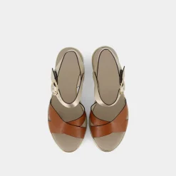 NERO GIARDINI Sandali^E218737D Cognac - Sandali Marrone