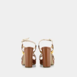 NERO GIARDINI Sandali^E307542D Cognac - Sandali Marrone
