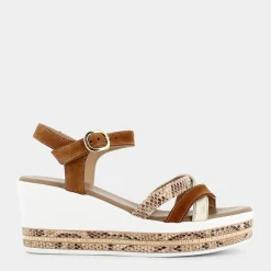 NERO GIARDINI Sandali^E115780D Cuoio - Sandali Marrone