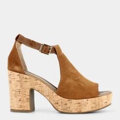 NERO GIARDINI Sandali^E115820D Cuoio - Sandali Marrone