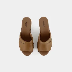 NERO GIARDINI Sandali^E218640D Cuoio - Sandali Marrone
