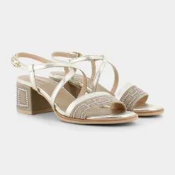 NERO GIARDINI Sandali^E012262D Ivory - Sandali Bianco