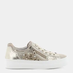 NERO GIARDINI Sneakers^E010660D /Oro Metallizzato - Sneakers Beige