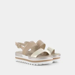NERO GIARDINI Sandali^E218880D Platino - Sandali Beige