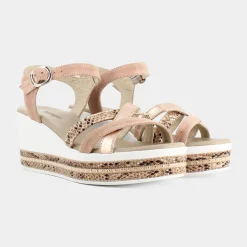 NERO GIARDINI Sandali^E115780D Platino - Sandali Beige