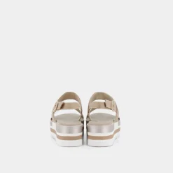 NERO GIARDINI Sandali^E218880D Platino - Sandali Beige