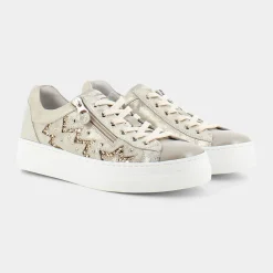 NERO GIARDINI Sneakers^E218110D Platino - Sneakers Beige