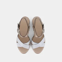 NERO GIARDINI Sandali^E218737D Sandali Bianco