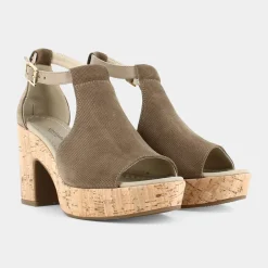 NERO GIARDINI Sandali^E115820D Taupe - Sandali Beige