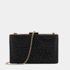 SHEEN Clutch^Eg-E23-02 - Black - Clutch Nero