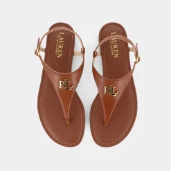 LAUREN RALPH LAUREN Sandali^2 Ellington Cuoio - Sandali Marrone