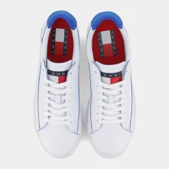 TOMMY JEANS Sneakers^Em0Em01019Ybr Leather Varsity Sneakers Bianco