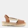 TONI PONS Espadrillas^Etna Cuiro - Campesina Marrone