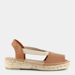 TONI PONS Espadrillas^Etna Cuiro - Campesina Marrone