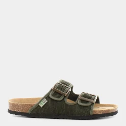 NATURAL WORLD Sandali^7001Ew Bio Kaki - Sandali Verde