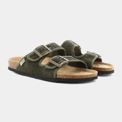 NATURAL WORLD Sandali^7001Ew Bio Kaki - Sandali Verde