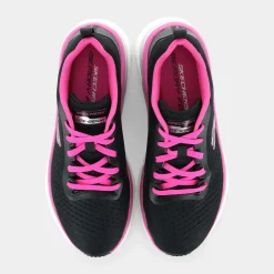 SKECHERS Sportive^149277 Fashion Fit Black Mesh / Hot Pink - Sportive Nero