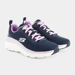 SKECHERS Sportive^149277 Fashion Fit Navy Mesh / Lavender - Sportive Blu