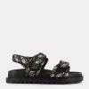 GUESS Sandali^Fl6Fbs Fal03 /Platino - Sandali Nero