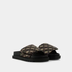 GUESS Sandali^Fl6Fzy Fal19 /Platino - Sandali Nero