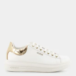 GUESS Sneakers^Fl7Rno Ele12 /Oro - Sneakers Bianco