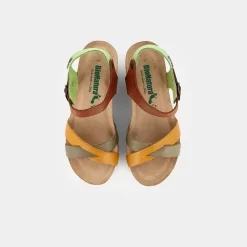 BIONATURA Sandali^24Fregene Gaucho Taupe/Senape/Cognac/Verde - Sandali Multicolor