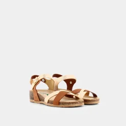 BIONATURA Sandali^12Fregene Multi Cuoio/Oro - Sandali Marrone