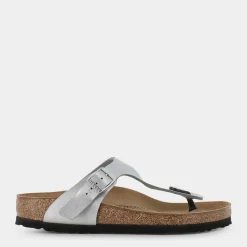BIRKENSTOCK Sandali^043851 Gizeh Silver - Sandali Argento