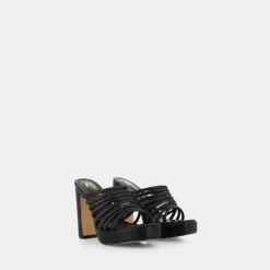 LAURA BIAGIOTTI Sandali^8127 Glitter Sandali Nero