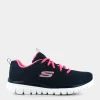 SKECHERS Sportive^12615 Graceful Navy Mesh / Hot Pink - Sportive Blu