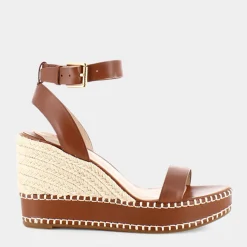 LAUREN RALPH LAUREN Sandali^802884124 Hilarie Cuoio - Sandali Marrone